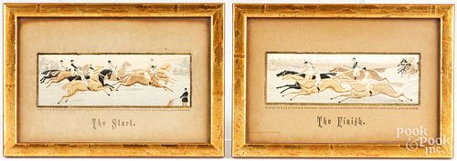 PAIR OF STEVENSGRAPHSPair of