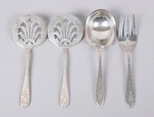 PAIR OF STIEFF SILVER TOMATO L