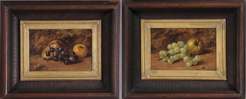 PAIR OF STILL LIFE PAINTINGS OF