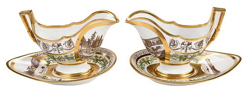 PAIR OF STONE, COQUEREL ET LE