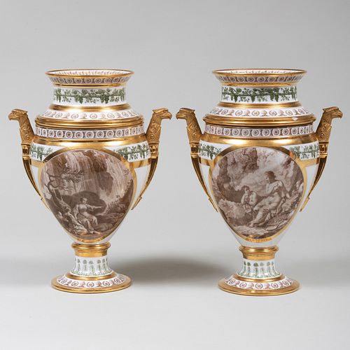 PAIR OF STONE, COQUERELL ET LE GROS