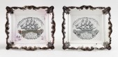 PAIR OF SUNDERLAND PLAQUES WIT