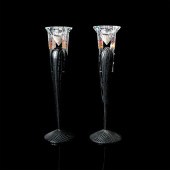 PAIR OF SWAROVSKI CRYSTAL CAND