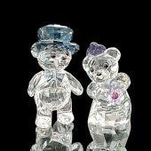 PAIR OF SWAROVSKI CRYSTAL FIGU