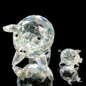 PAIR OF SWAROVSKI CRYSTAL FIGU