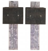 PAIR OF SYLVAN, SF "CUBE ON TH