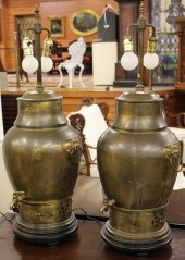 PAIR OF TABLE LAMPSPAIR OF TAB