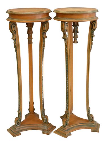 PAIR OF TALL FERN STANDSPair of
