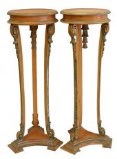 PAIR OF TALL FERN STANDSPair o