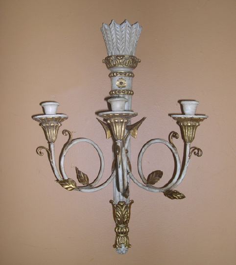 Pair of Tall Italian Carved,