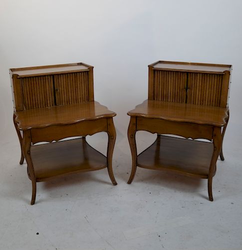 PAIR OF TAMBOUR PROVINCIAL STEP