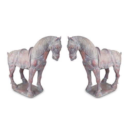 PAIR OF TANG STYLE