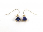PAIR OF TANZANITE AND FOURTEEN