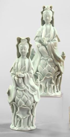 Pair of Tao Kuang Blanc-de-Chine