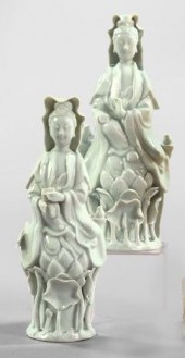 Pair of Tao Kuang Blanc-de-Chi
