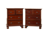 PAIR OF TEAK CHESTS, MANNER OF