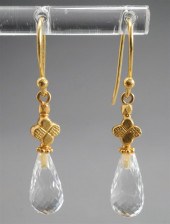 PAIR OF TESTED 18-KARAT YELLOW