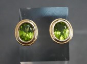 PAIR OF TESTED 18-KARAT YELLOW