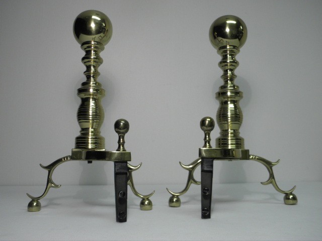Pair of The Harvin Co brass
