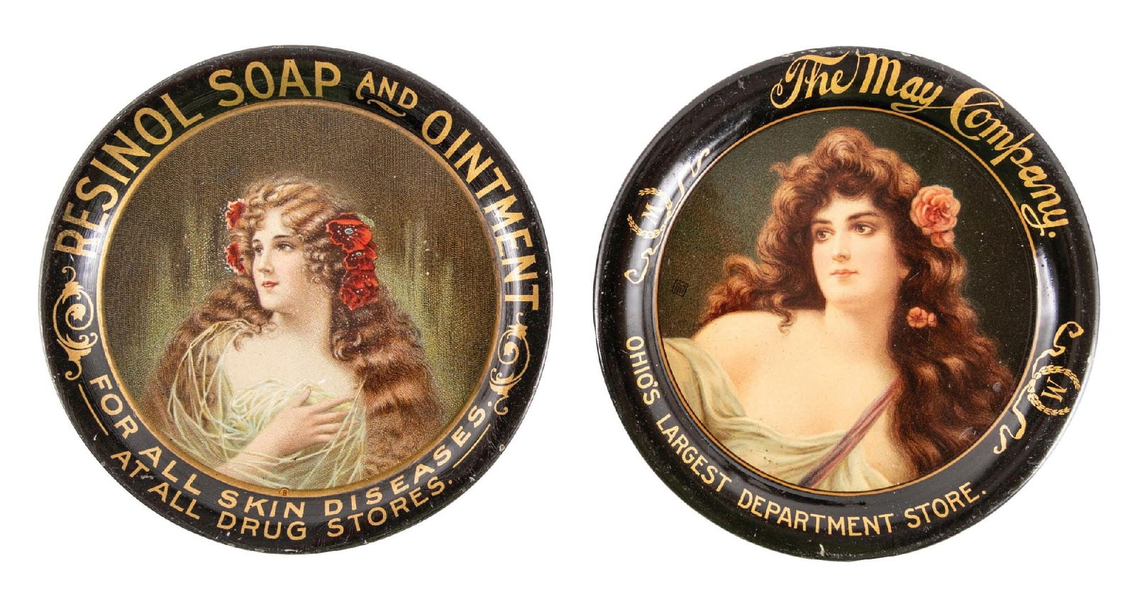 PAIR OF THE MAY COMPANY & RESINOL