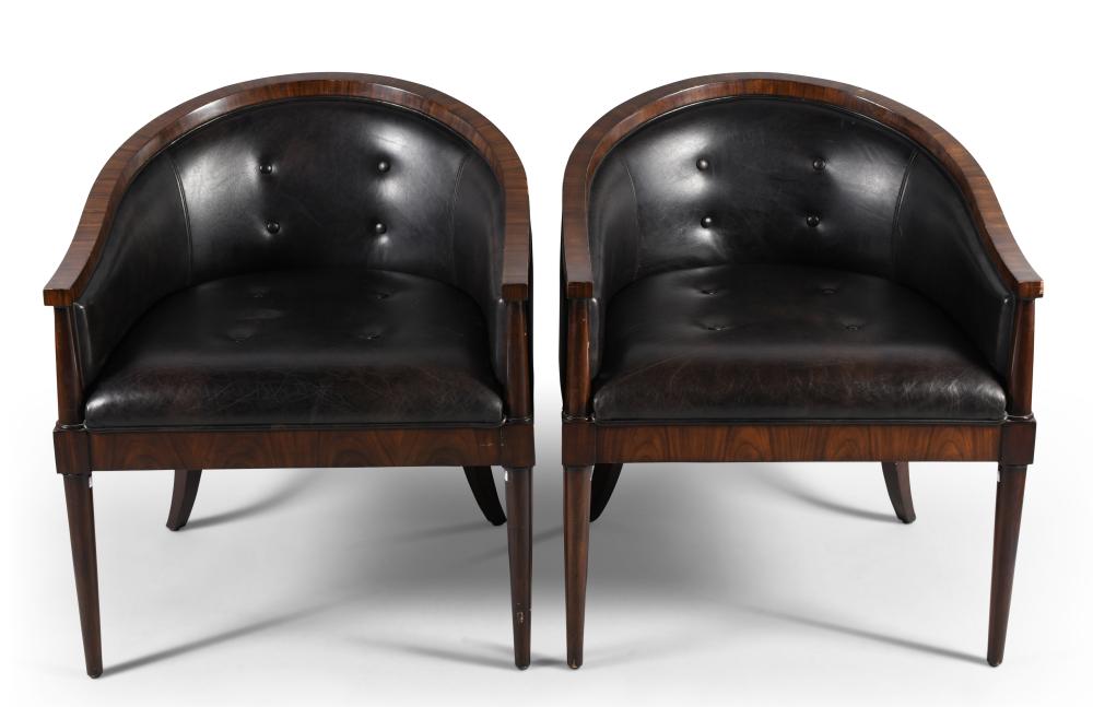 PAIR OF THEODORE ALEXANDER WALNUT
