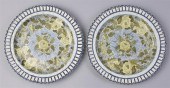 PAIR OF THOMAS LAKIN PEARLWARE