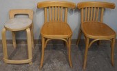 PAIR OF THONET STYLE BENTWOOD