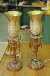 PAIR OF THREADED AND PULLED FE