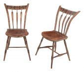 PAIR OF THUMB-BACK WINDSOR CHA