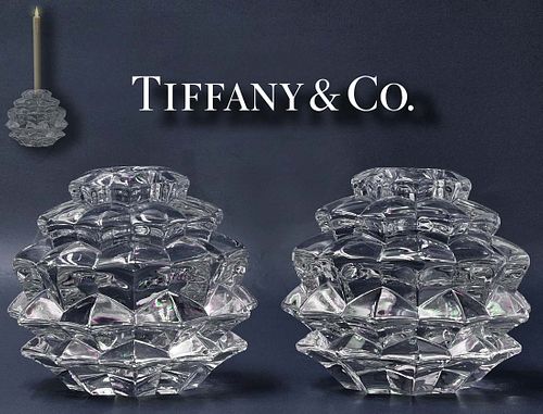 PAIR OF TIFFANY &AMP; CO. PINE CONE
