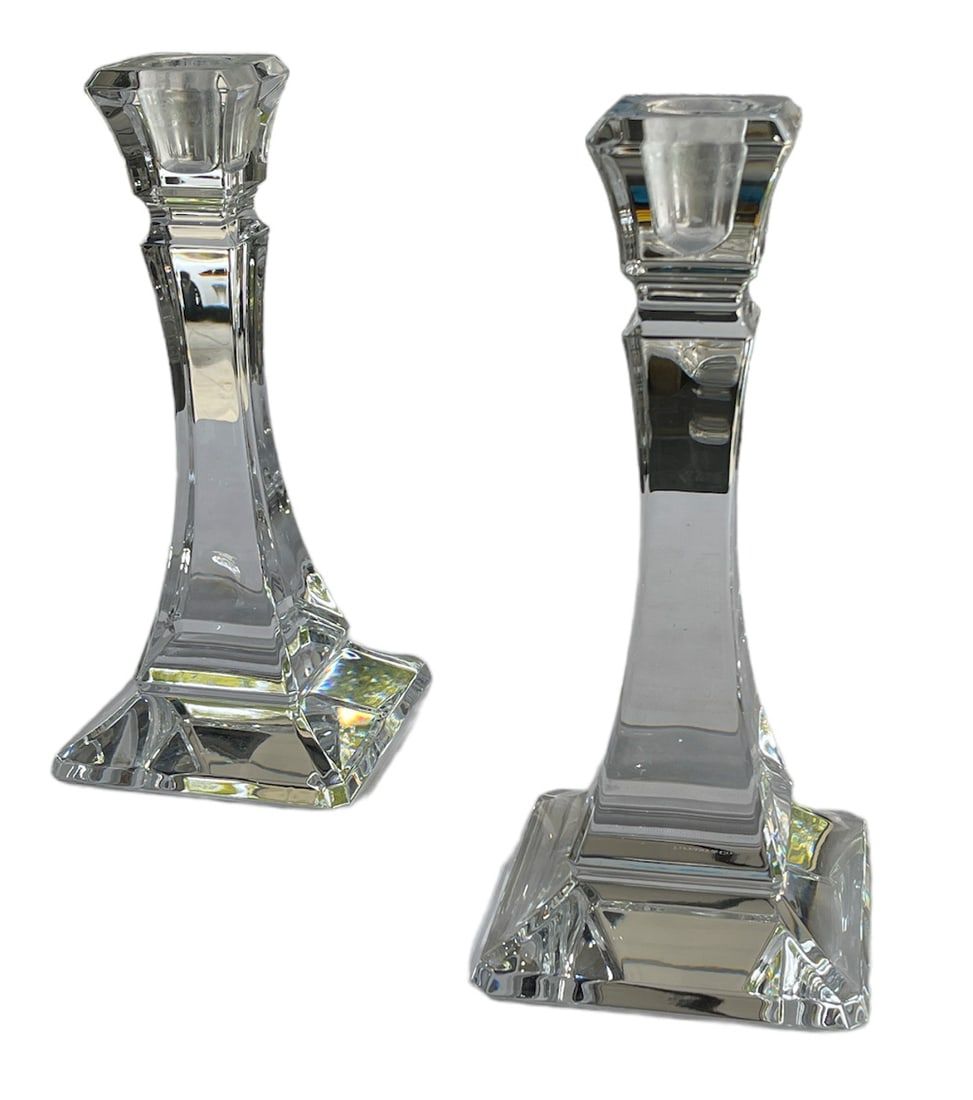 PAIR OF TIFFANY & CO. SQUARE PILLAR