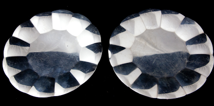 PAIR OF TIFFANY SILVER LOBED PLATES