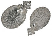 PAIR OF TIFFANY STERLING "PEAC