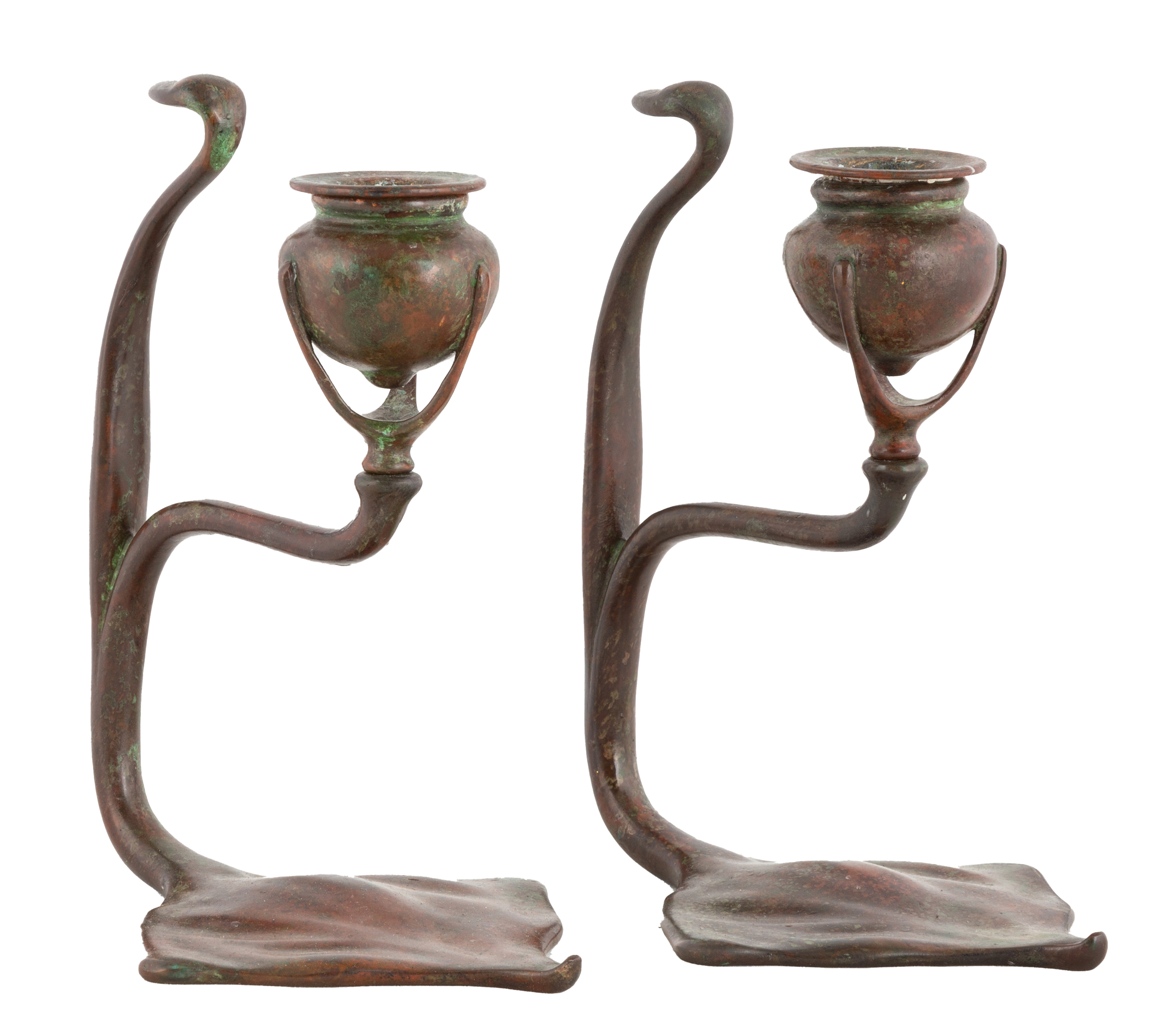PAIR OF TIFFANY STUDIOS, NEW