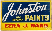 PAIR OF TIN ADVERTISING SIGNS