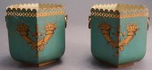 PAIR OF TOLE DECORATED JARDINI