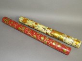 PAIR OF TOLEWARE TUBULAR NEEDL