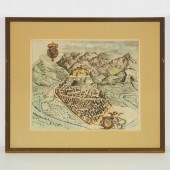 Pair of Topographical Maps of
