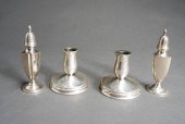 PAIR OF TOWLE WEIGHTED STERLIN