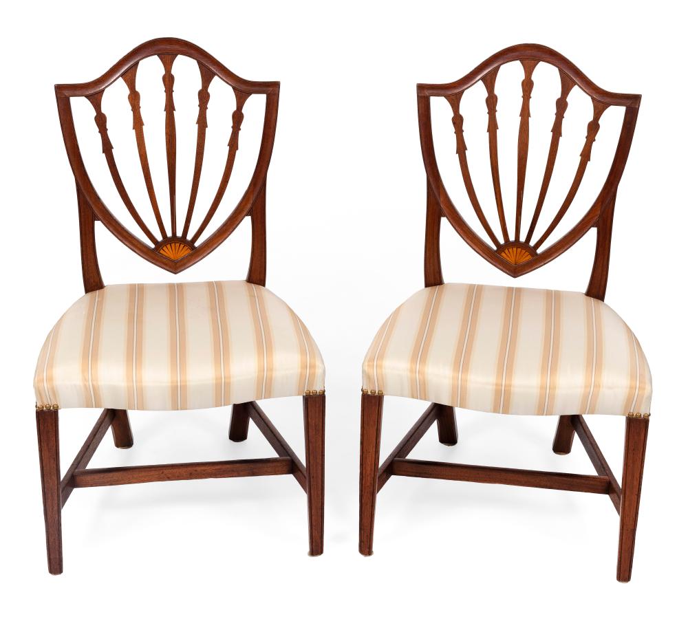 PAIR OF TRANSITIONAL HEPPLEWHITE