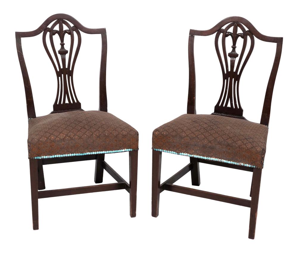 PAIR OF TRANSITIONAL HEPPLEWHITE