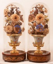 PAIR OF TUCKER STYLE PORCELAIN