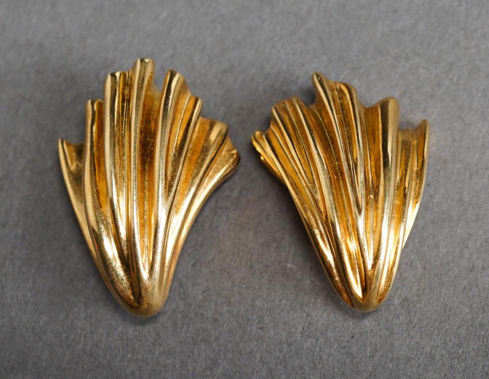 PAIR OF TURI 18-KARAT YELLOW-GOLD