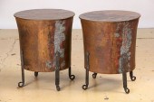PAIR OF TURKISH FORGED AND HAM