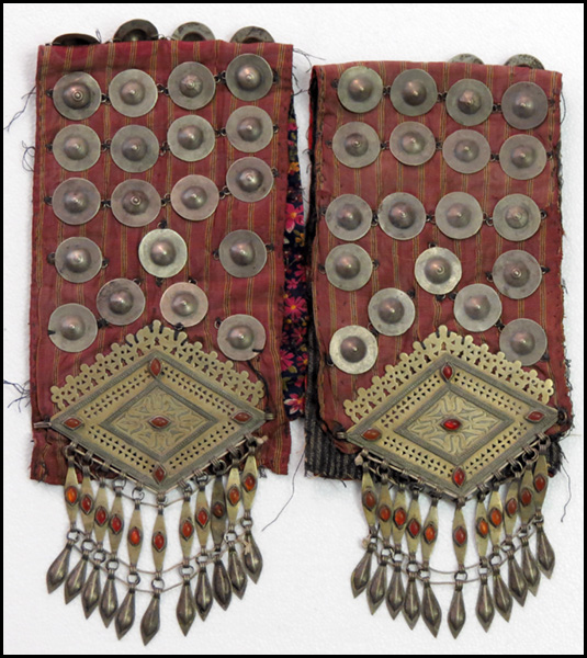 PAIR OF TURKOMAN SILVER AND
