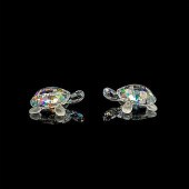 PAIR OF TURTLES - SWAROVSKI CR