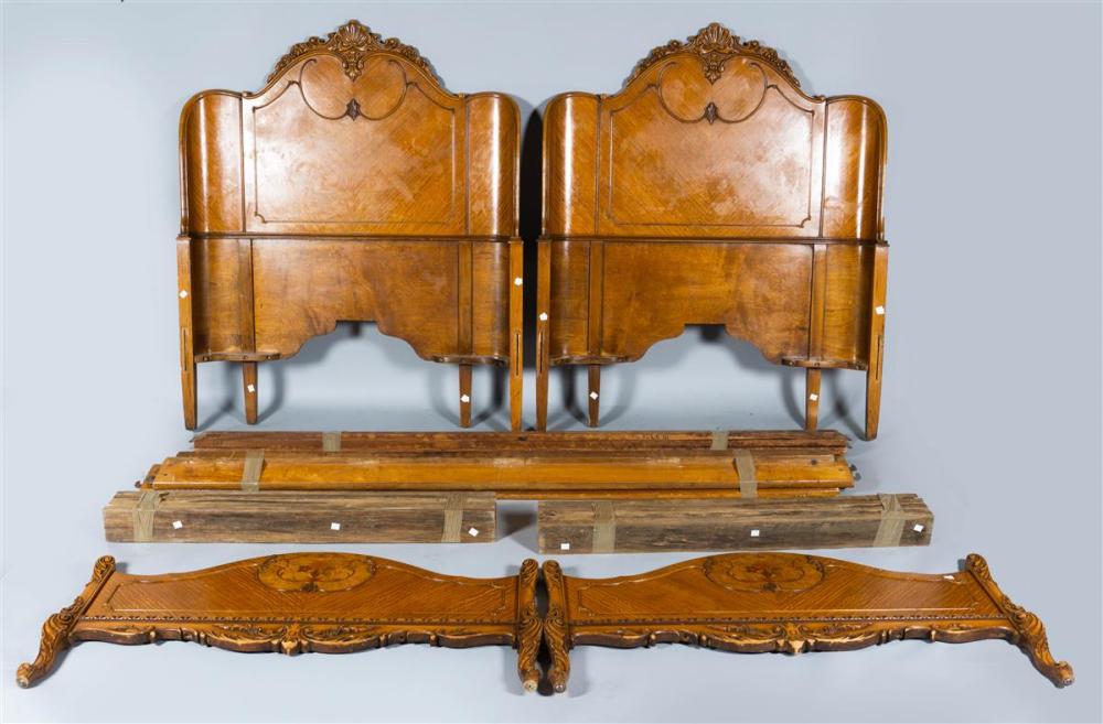 PAIR OF TWIN SIZED HEADBOARDS AND