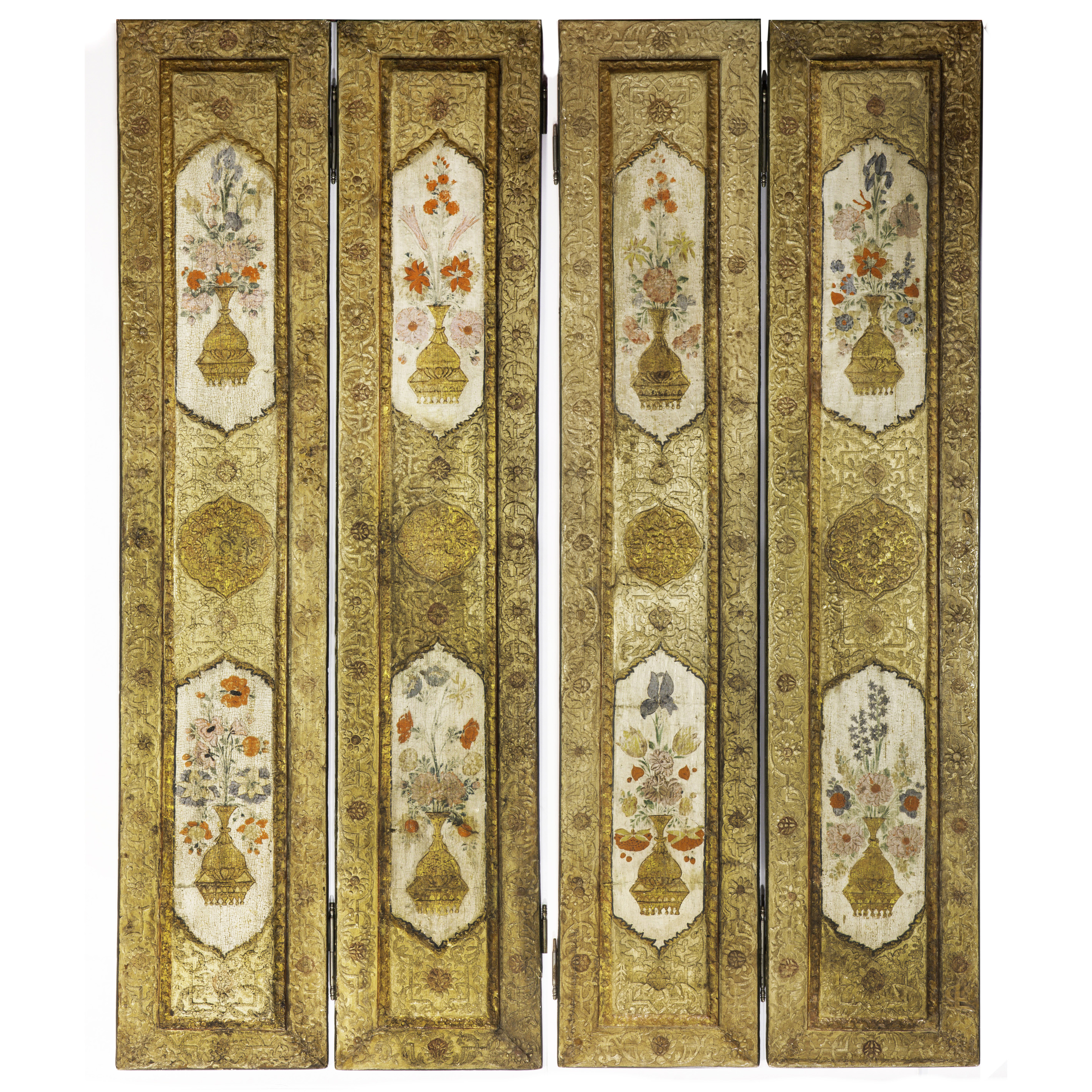 PAIR OF  TWO PANEL SCREENS 18TH