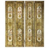 PAIR OF  TWO PANEL SCREENS 18T
