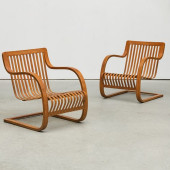 PAIR OF UBUNJI KIDOKORO BAMBOO